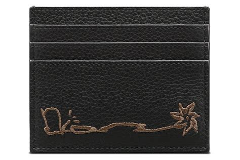 dior cactus jack card holder|Compact CACTUS JACK DIOR Wallet Black Grained Calfskin .